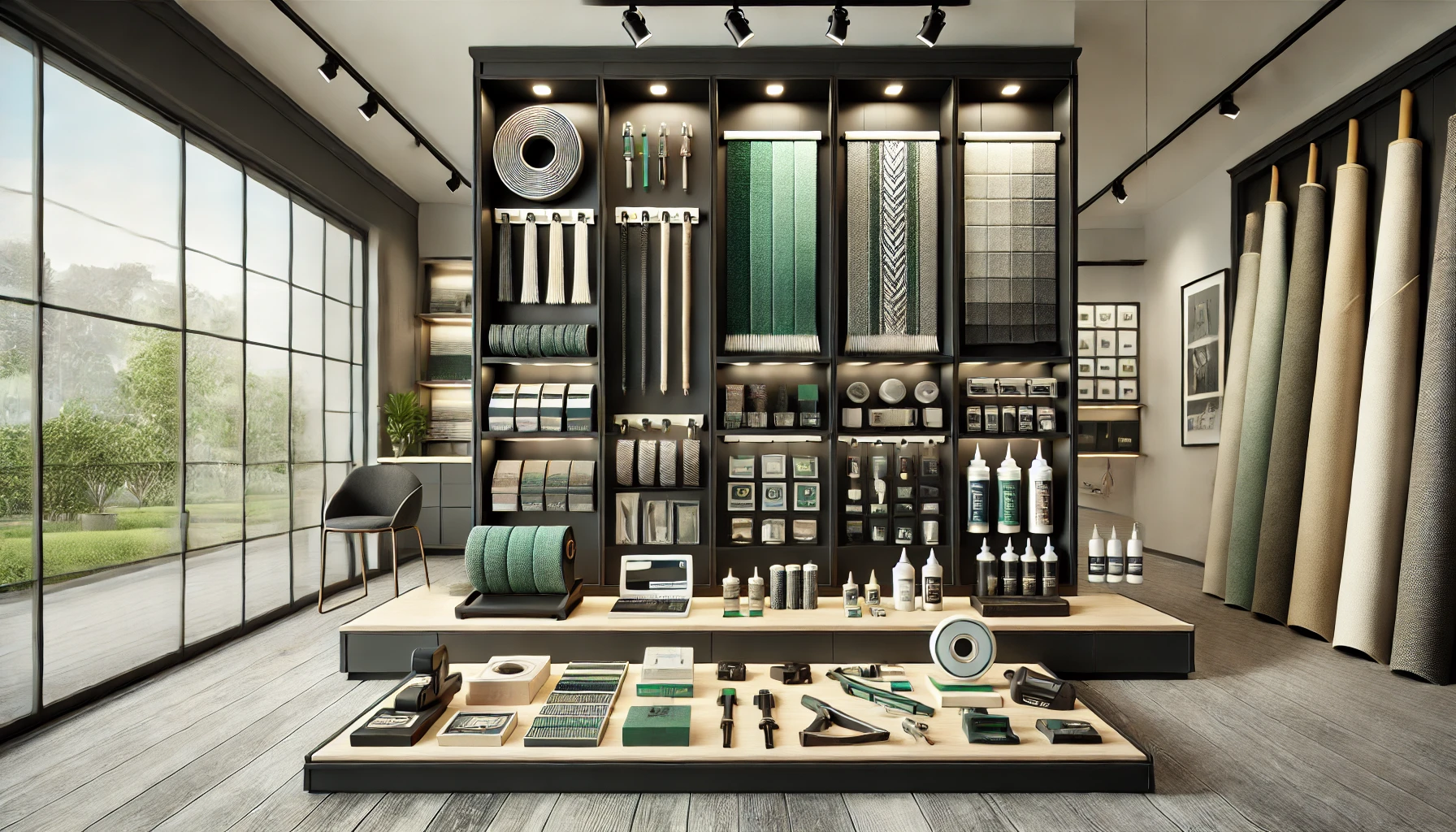 Interiér s kobercem